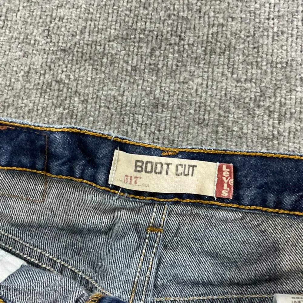 Levis 517 Bootcut Jeans Mens 33x32 Blue Denim Cowboy Western Classic Fit